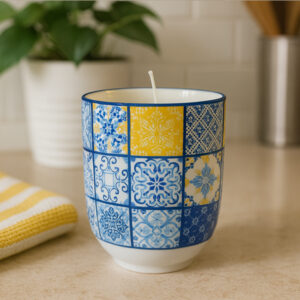 Vanilla Scented Teacup Candle
