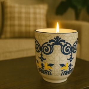 Vanilla Scented Teacup Candle